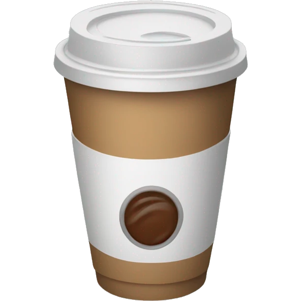 Disposable coffee cup emoji