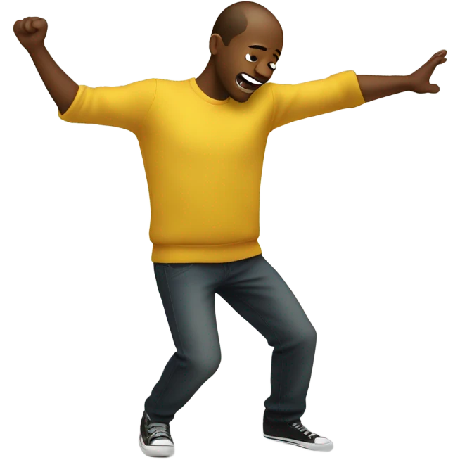 someone dabbing  emoji
