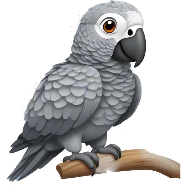 African grey parrot emoji