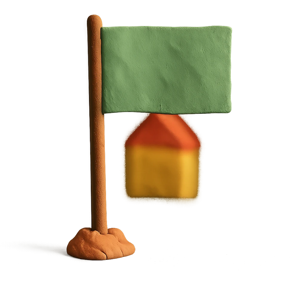 green flag emoji