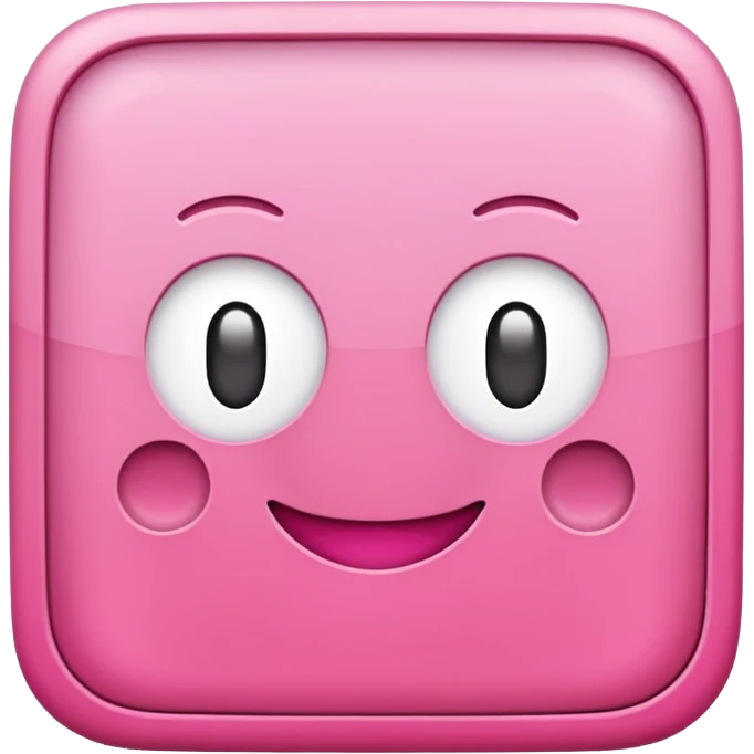 Pink square with 'OK' text emoji