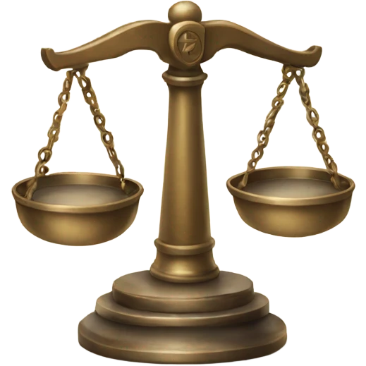 Scales of justice  emoji