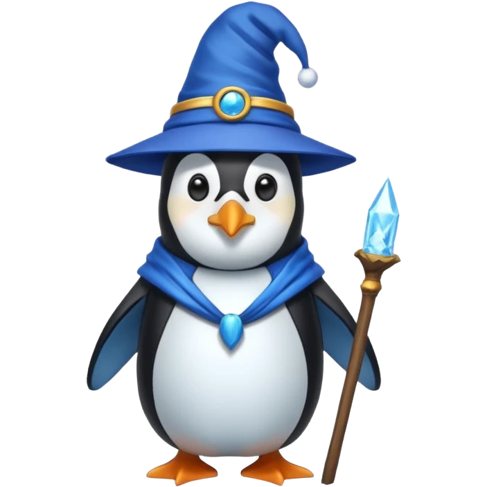 Penguin Wizard emoji
