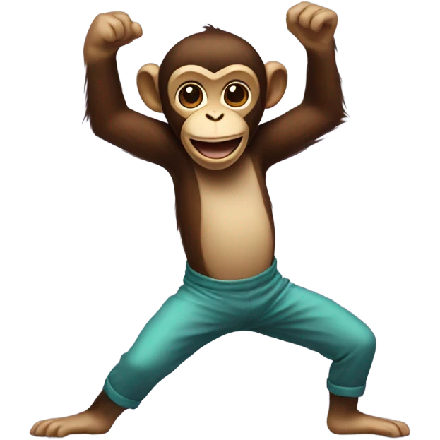 Dancing monkey emoji