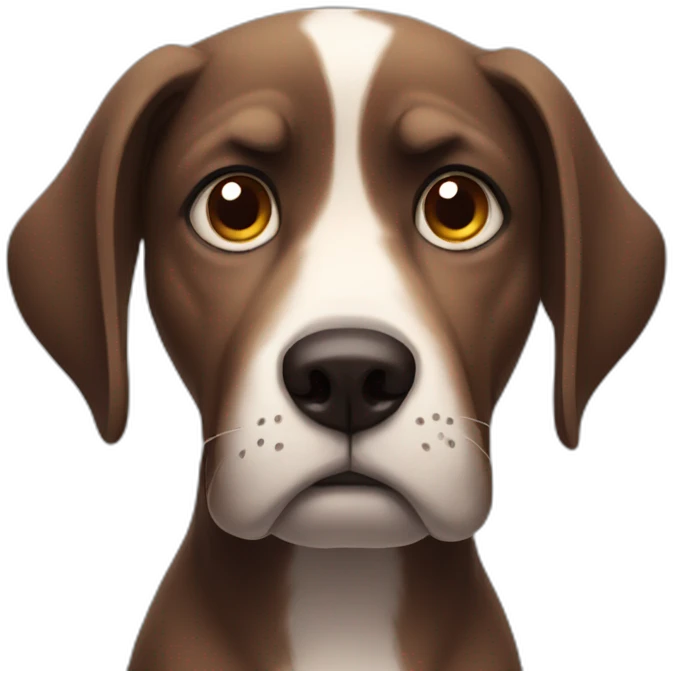 worried dog emoji