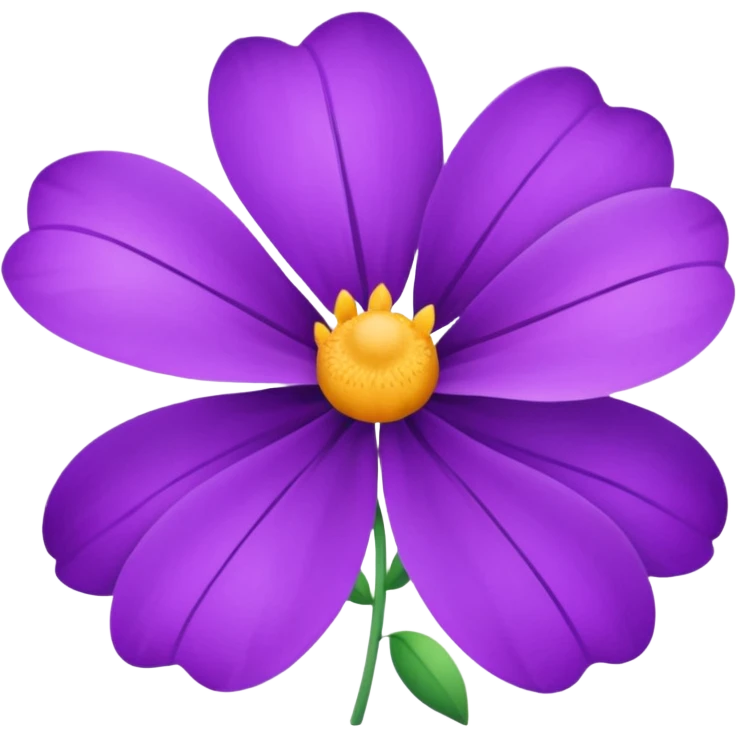 Purple flowers emoji