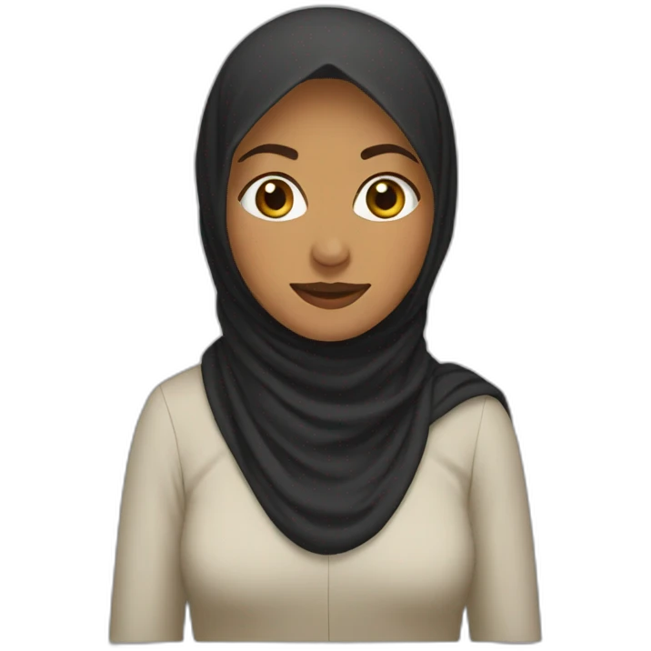 Femme musulmane emoji