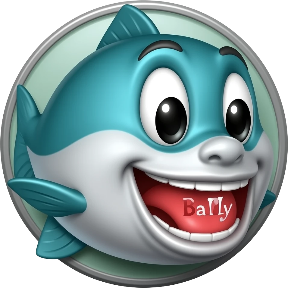 Gemmy bigmouth Billy Bass on a plaque emoji