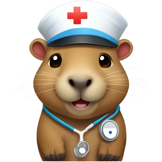Capybara nurse  emoji
