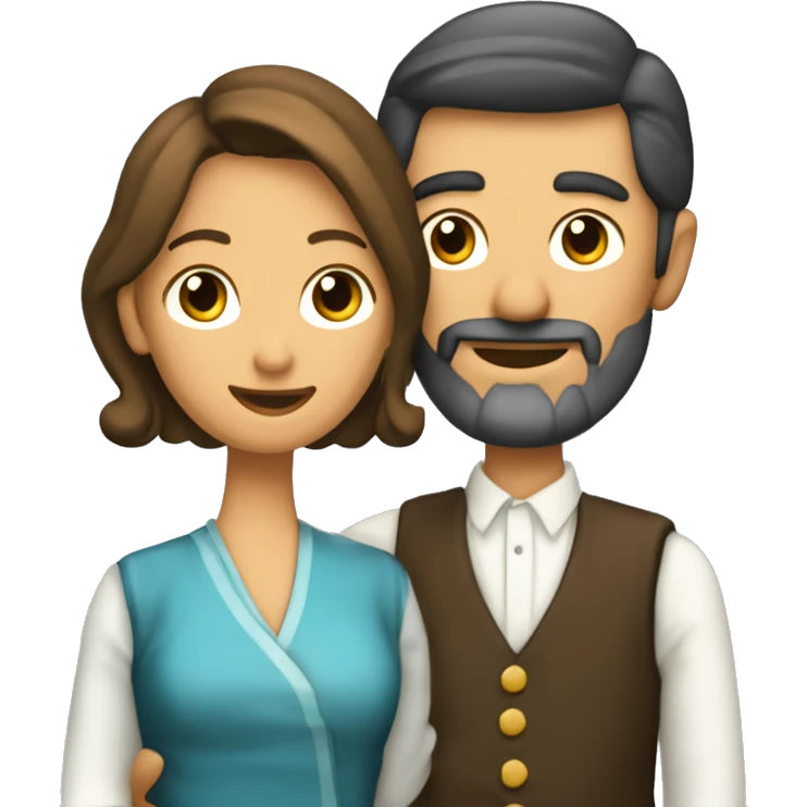 dispositivo de señal de socorro, donde aparece una pareja de tango en vez de socorro,  emoji