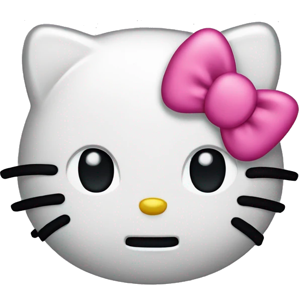 Hello kitty skul emoji