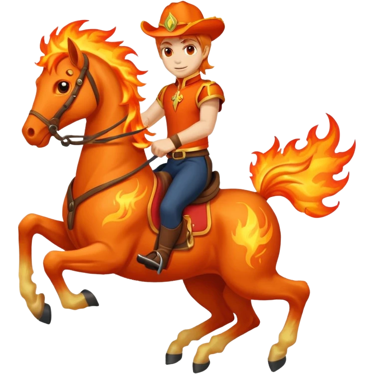 fire rider emoji