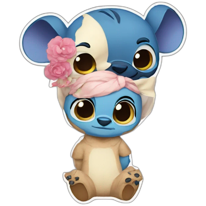 Stich y Lili emoji