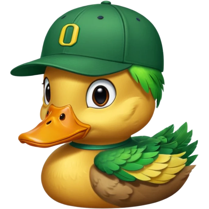 Puddles the duck university of oregon emoji