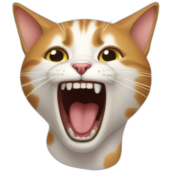 screaming cat emoji