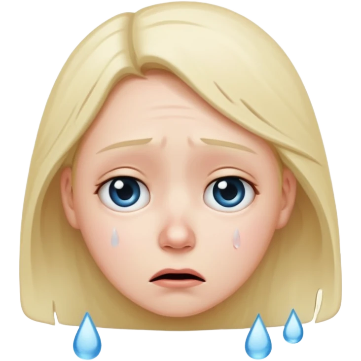 Confused and sad  emoji