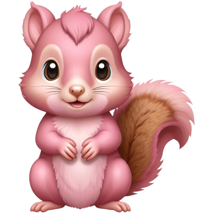pink baby squirrel emoji