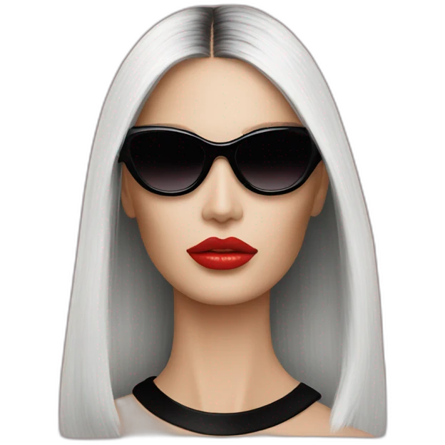 balenciaga model in big sunglasses emoji