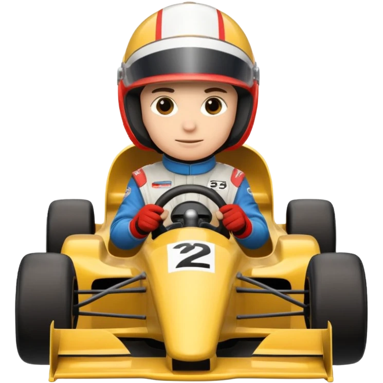 Formula racer emoji