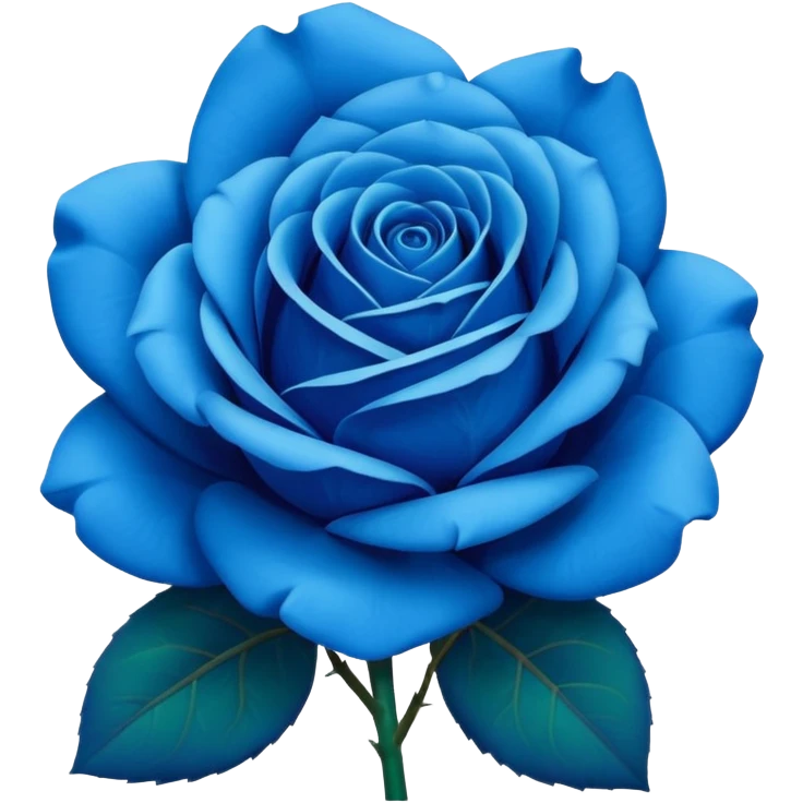 Blue rose ⚘ emoji