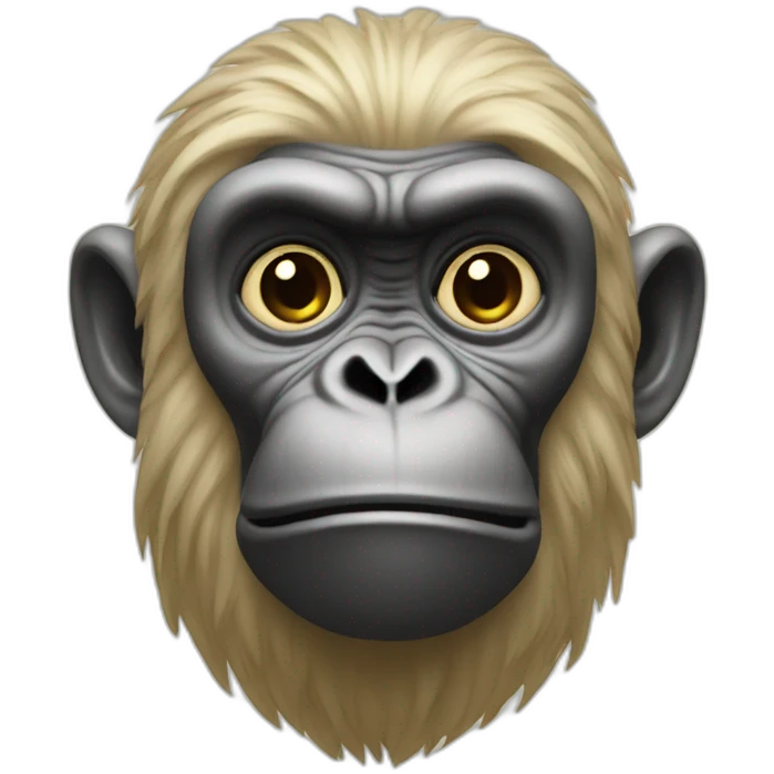 hypnotized ape beige emoji