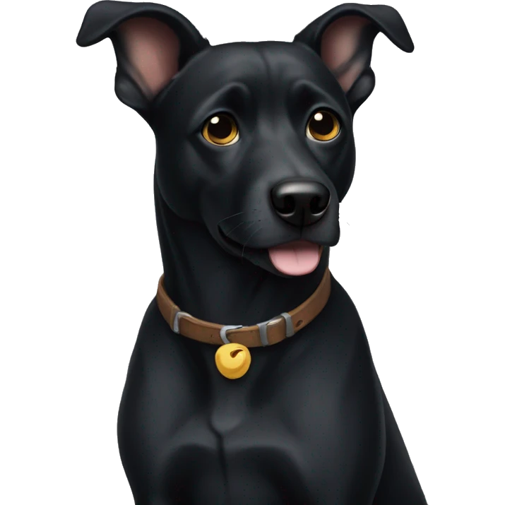 black dog named gypsy emoji