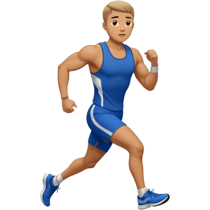 man running in sportswear emoji