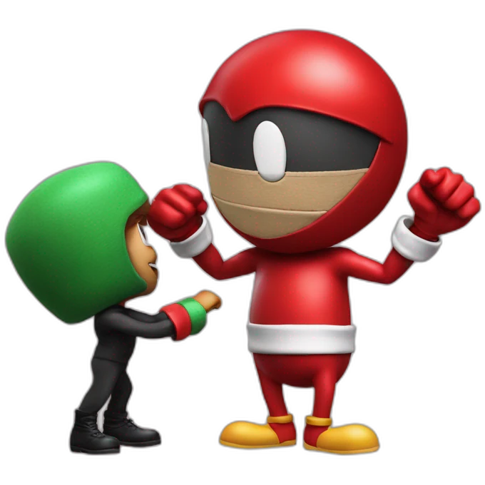 the noid punching the hamburglar emoji
