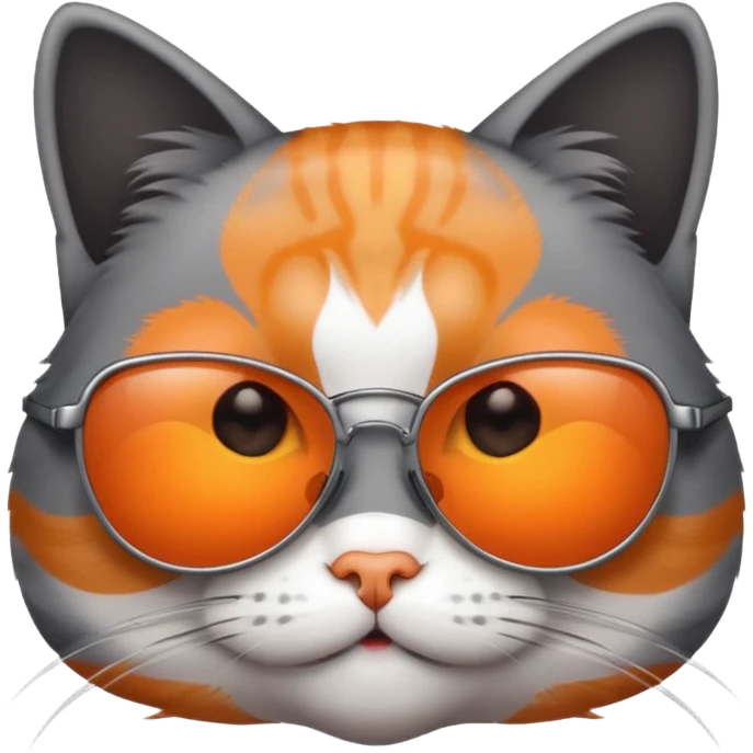 Cat wearing sunglasses emoji