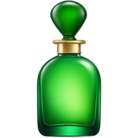 Perfume green bottle  emoji