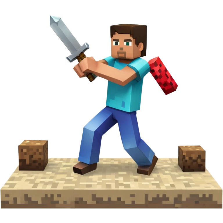 minecraft, peleando emoji