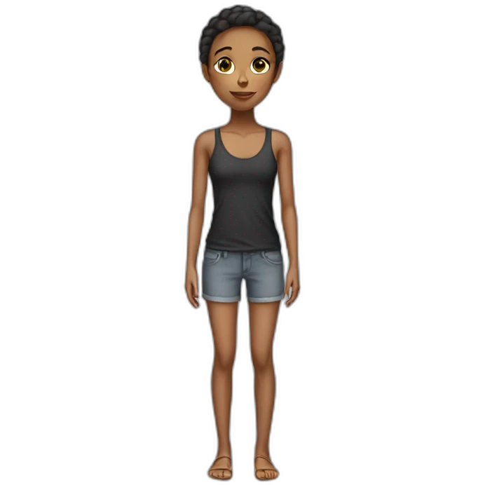 skinny girl emoji