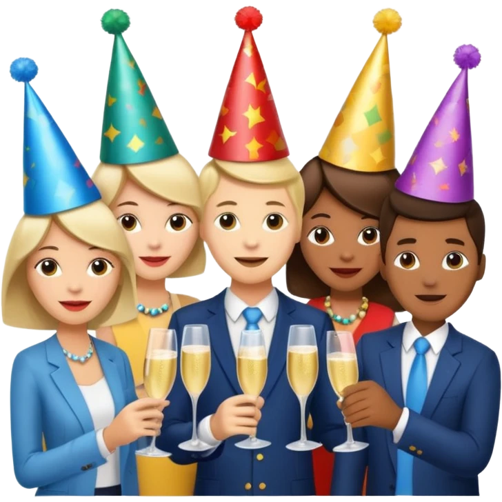 "New Year, Exciting Beginnings, Global Unity, Innovation, Technology, Growth, Celebration" emoji