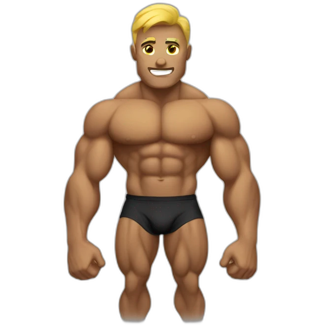 bodybuilder placeholder emoji