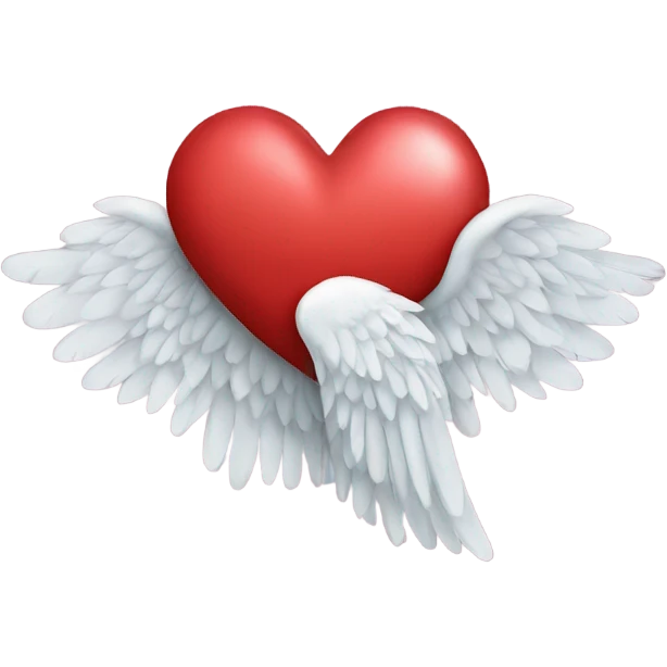 Heart with wings emoji