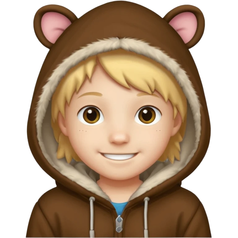 Animal Hoodie Kid emoji