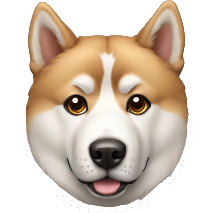 dog akita emoji