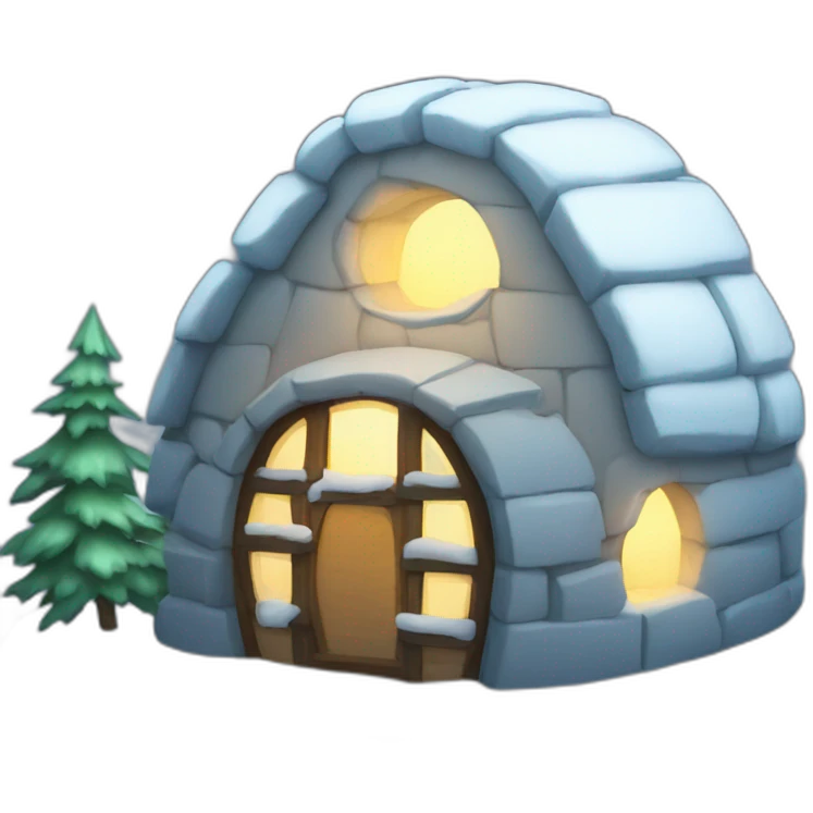 igloo moonlight emoji