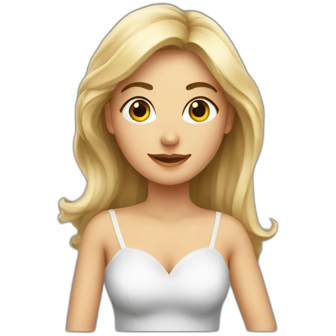 Femme voilée joue avec son mari emoji