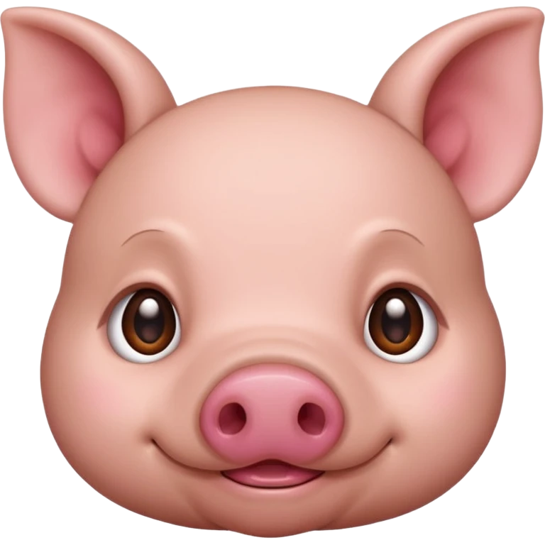 brown cute minipig emoji