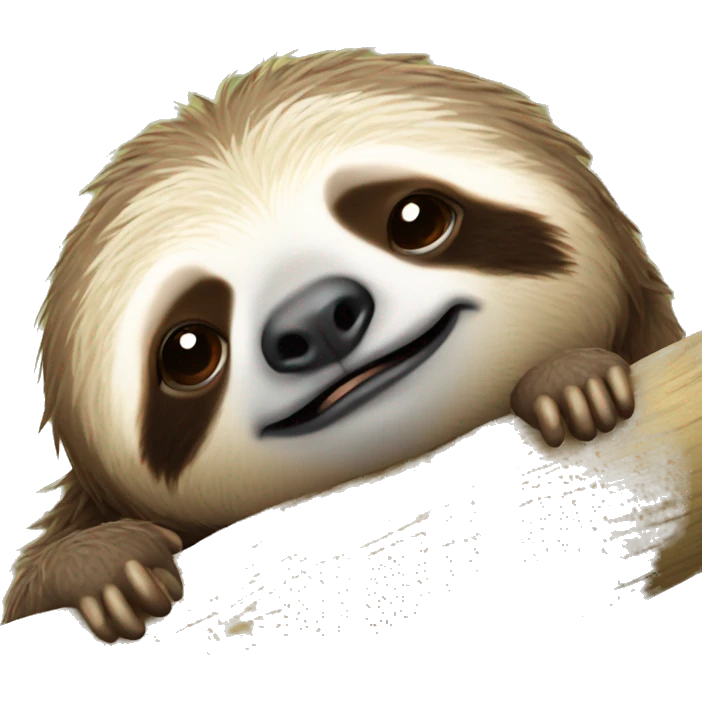 lazy sloth emoji