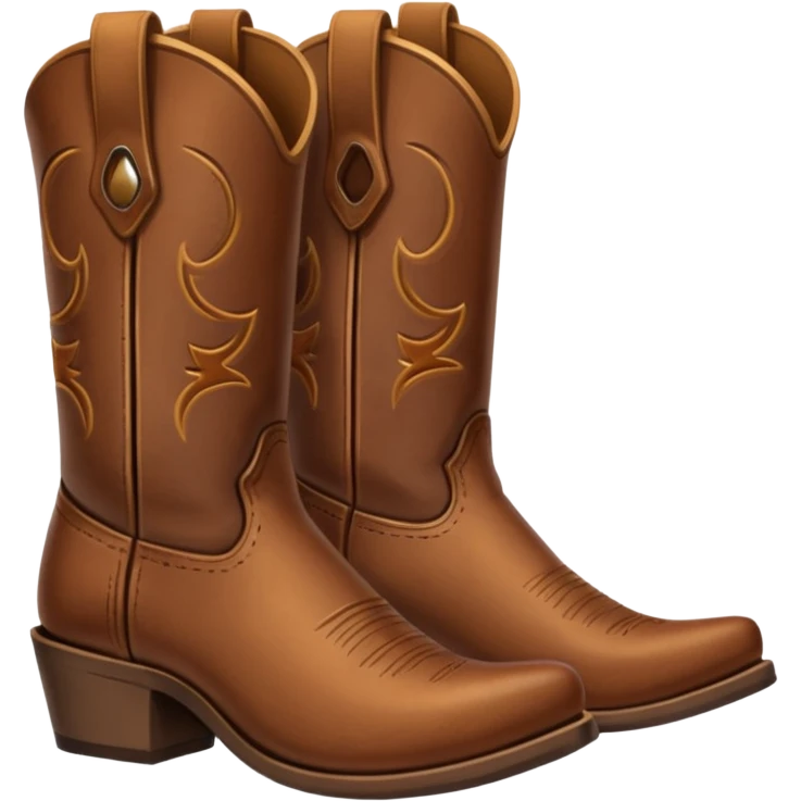 Cowboy boot emoji