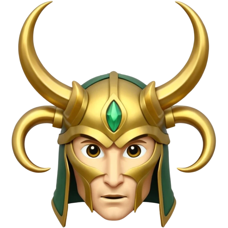 Loki's helmet emoji