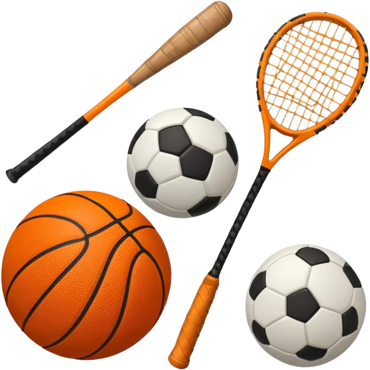 different sport things emoji
