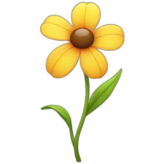 Dancing flower emoji