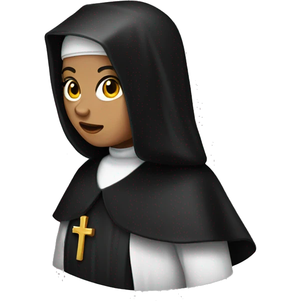 Nun dark veil  emoji