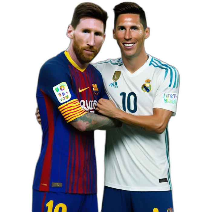 messi y cristiano emoji