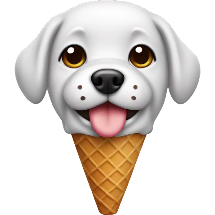 dog ice cream emoji