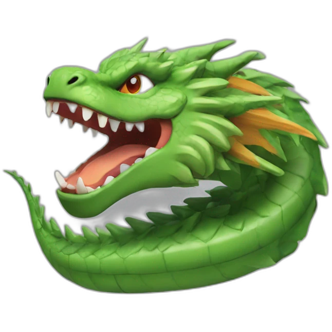 Shenglong from dragon ball inspired dragon emoticon series emoji