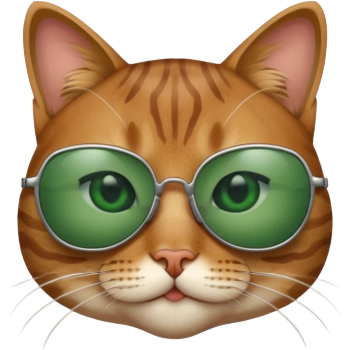 Cat wearing sunglasses emoji
